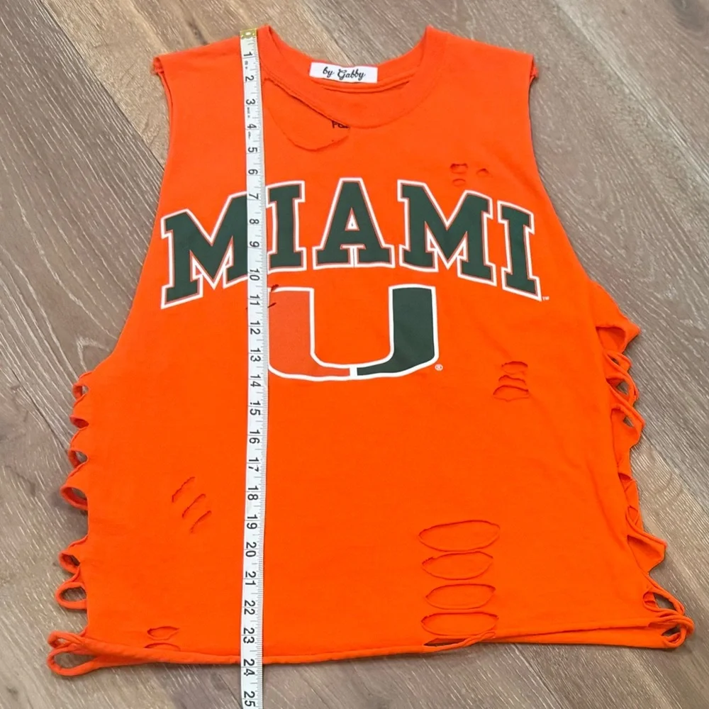 University of Miami Logo Tailgating Tee - Picture 4 of 6